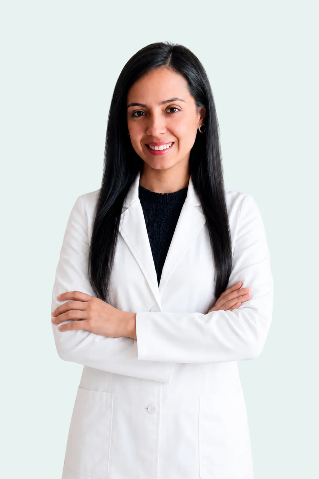 Retrato profesional de la Dra. Maria Castillo, pediatra